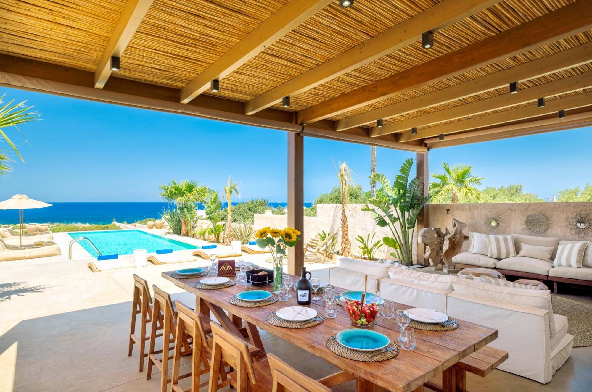 Casa Tequiero, An Ethereal Seaview Retreat, By Thinkvilla ヘルソニソス エクステリア 写真